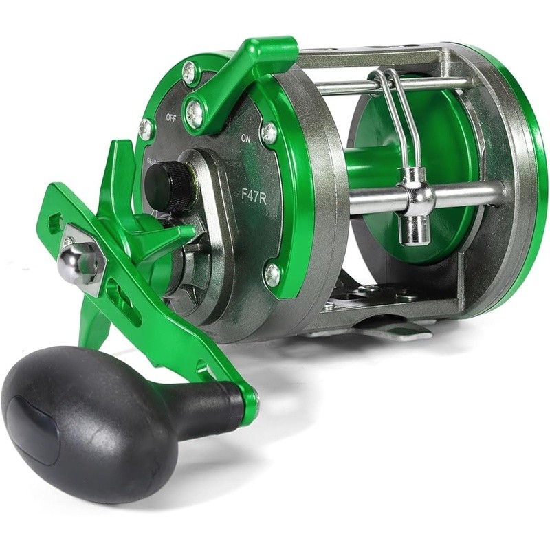 Sturdy Baitcasting Fishing Reel W/ Stainless Steel Bearings 