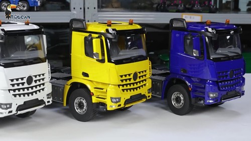 6WD 1/14 RC Tractor Truck RTR Metal Chassis 2Speed Car Lorry Vehicle Light Sound - Video 1 of 1