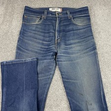 Pantalones de mezclilla vintage Levis 517 para hombre 34x34 (ajuste 32x34) corte bota rodeo vaquero gran uso