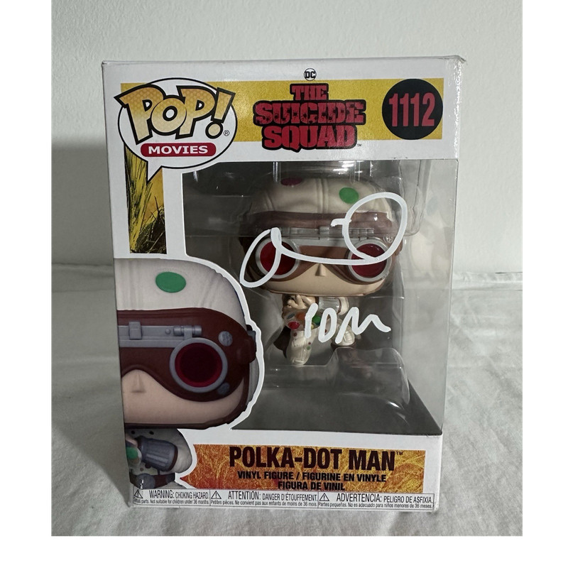 Funko Pop! The Suicide Squad Polka-Dot Man #1112 Vinyl Autographed