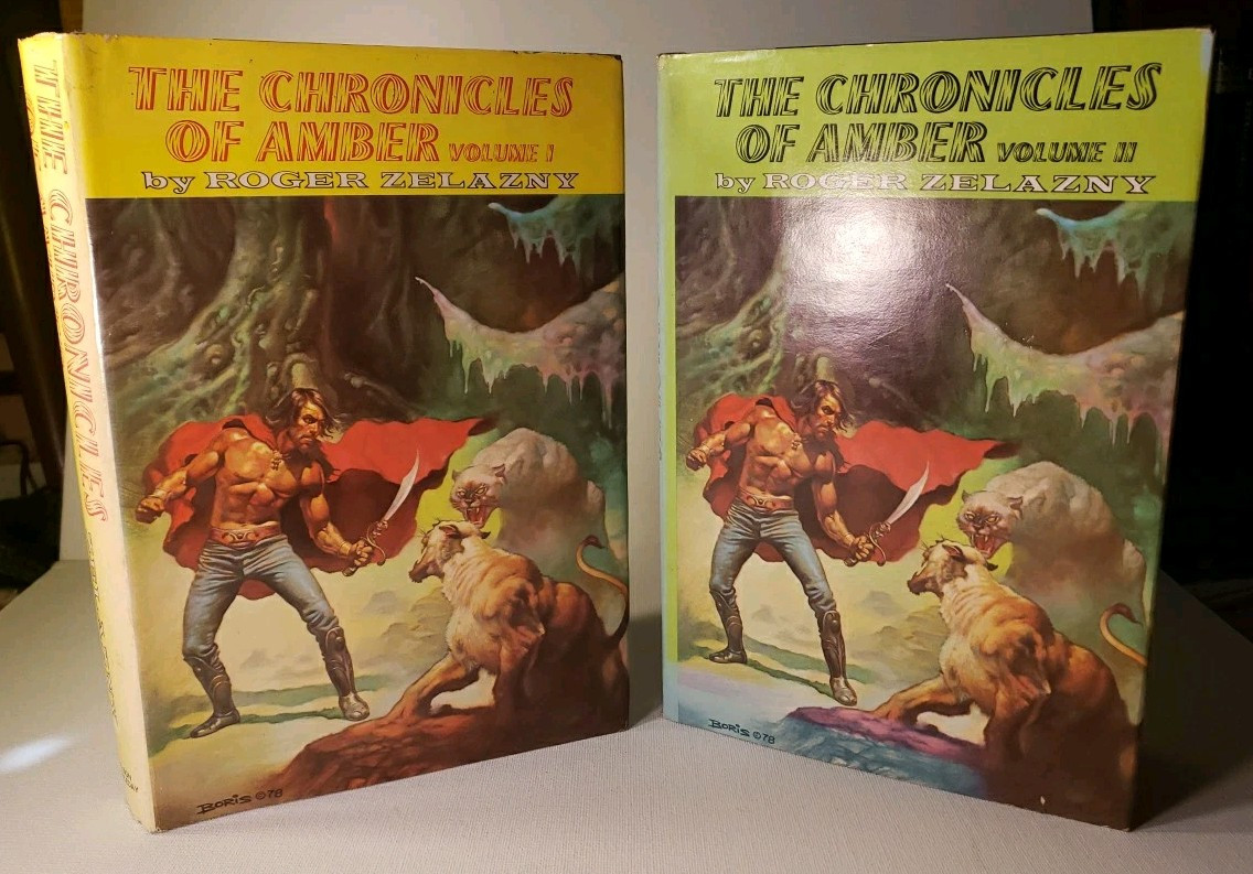Chronicles of Amber, Vol I & II by Roger Zelazny  (Hardcover)
