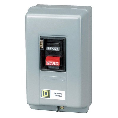SQUARE D 2510MCG1 ManualMotorStarter,NEMA,PushButton,Therm 1H415