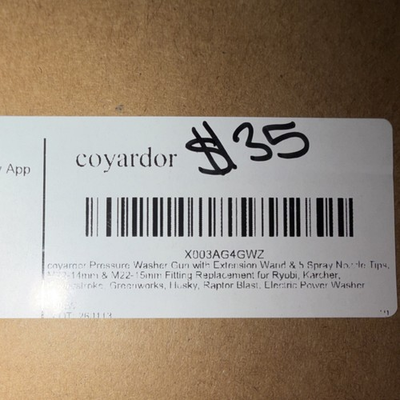 #ad #ad Coyardor Pressure Washer Gun Extension Wand Black M22 15mm Fits Ryobi Karcher $100.00