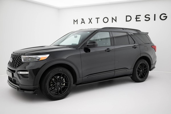 Seitenschweller Ansatz FüR Ford Explorer XLT Mk6 Seitenschweller Schwarz-image