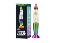 Itotal - Color-Changing Led Lava Lamp - Rainbow Base And White Wax ... Toy Neu