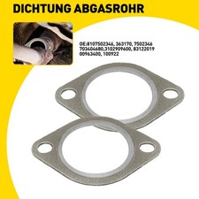 2x Dichtung Abgasrohr für BMW 3er E46 5erE39  E60 E61 20/25i M54 Z3 Z4 7502346