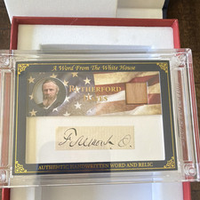 A Word From The White House Relic Rutherford B. Hayes Handwritten 2025 11/24