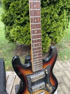 Vintage 60s Teisco Sunburst 2 Gold Foil Pickup Japan Electric