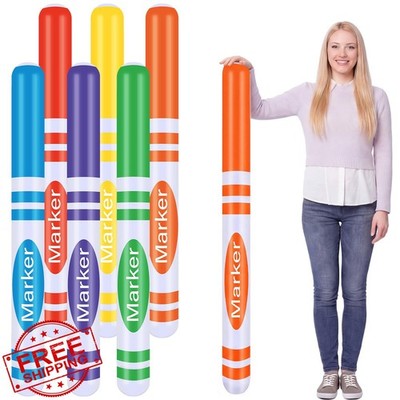 Blueweenly 6 Pcs Giant Inflatable Marker 60 Inch