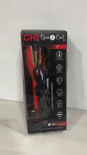 CHI Spin N Curl 1" Curling Iron - Ruby Red (CA2288)