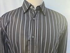 BOSS HUGO BOSS LUCAS MIC 363 Black TAG NEW Men's Regular Fit CASUAL SHIRT Sz XL
