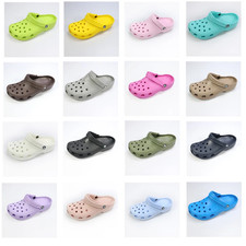 CROCS Classic Clogs Unisex Sandals Lightweight Slip On Beach Shoes Holiday UK