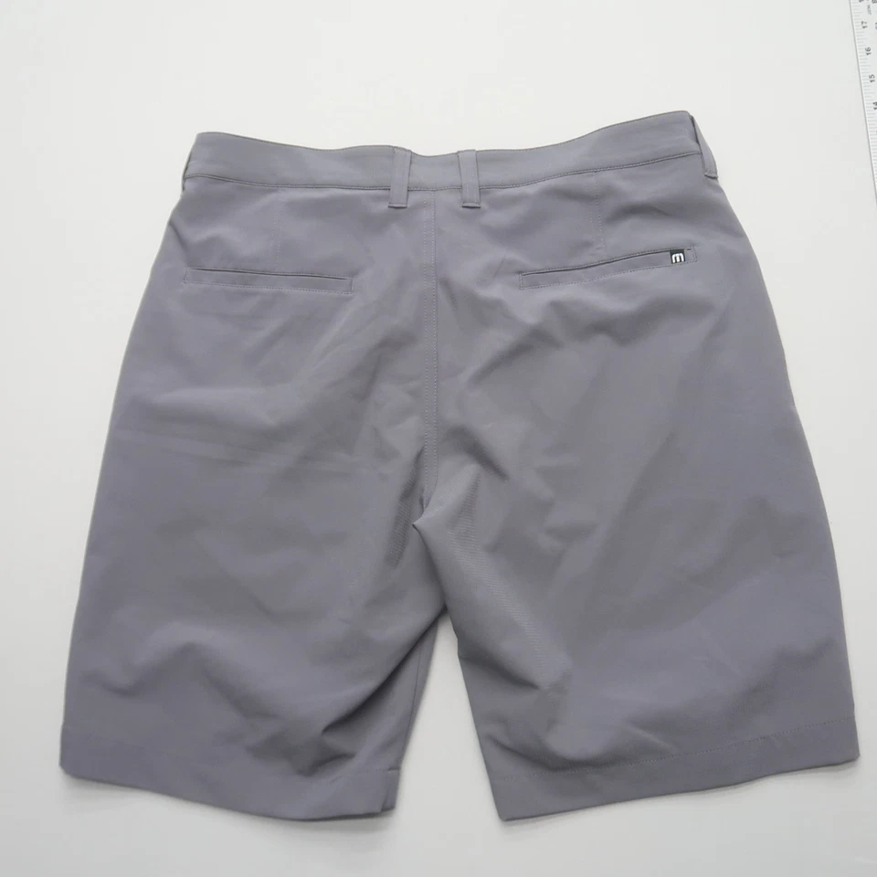 Pantalones Cortos Chinos de Golf Travis Mathew Para Hombres Talla 32 Gris Elastizados Rendimiento Atlético Foto 4 de 4