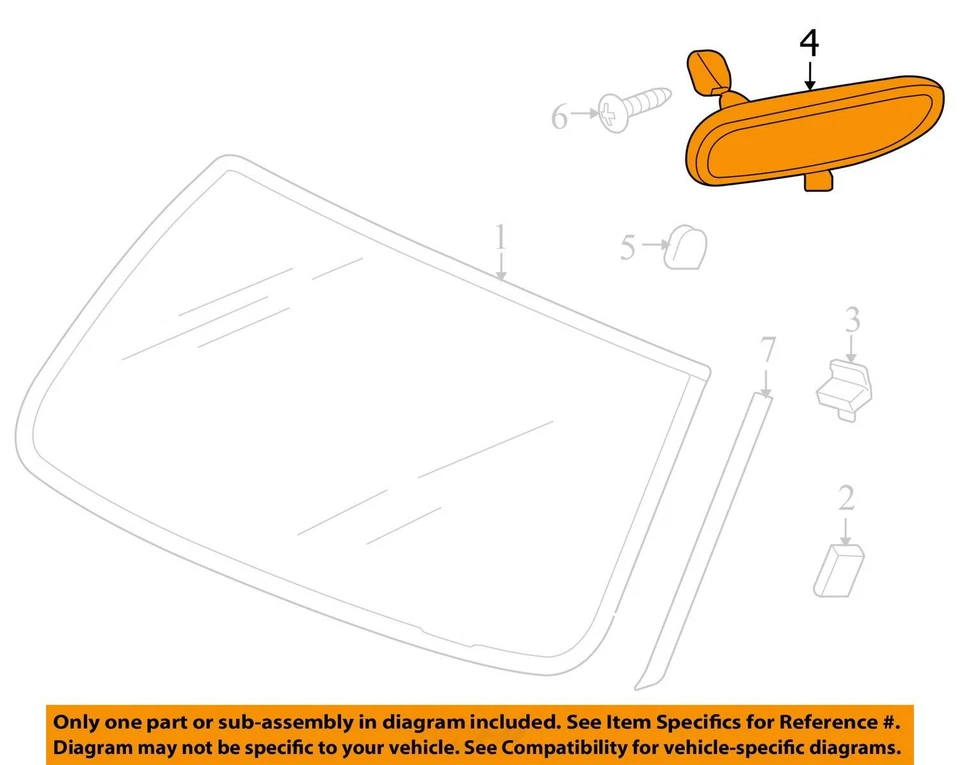 Espejo retrovisor atenuación manual sin Bluetooth compatible con caravana 10-18 2996901 Foto 3 de 4