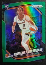 2025 Panini Prizm WNBA Green Rookie #98 Monique Akoa Makani RC Mercury