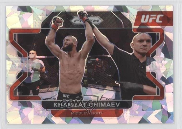 2022 Panini Prizm UFC Ice Prizm Khamzat Chimaev #94 10vh