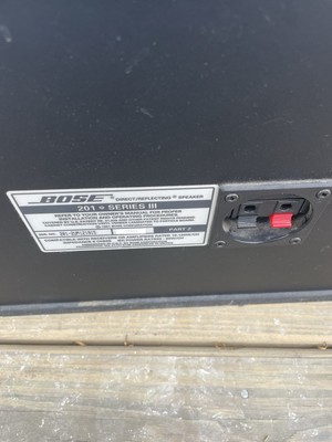 Bose 201 Series III Stereo Speakers Direct Reflecting Matching
