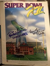 RANDY WHITE HARVEY MARTIN AUTOGRAPHED/SIGNED SUPER BOWL PROGRAM DALLAS COWBOYS