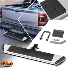 Universal 36"W X 5.5"L Flat Trailer Towing Hitch Step Bar Fit 2" Receiver Silver