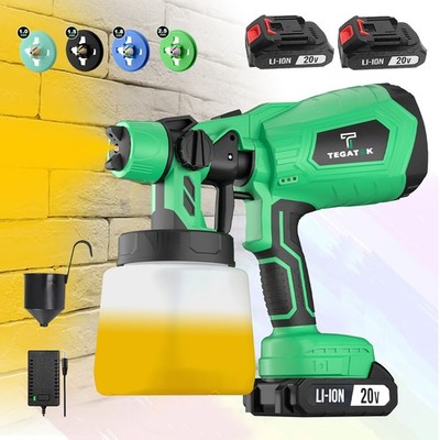 20V paint sprayers, Handheld Rechargeable Painting Gun, High Pressure Paint