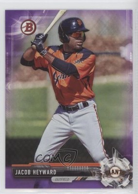2017 Bowman Draft Purple 37/250 Jacob Heyward #BD-22 i5q
