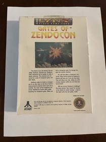 Gates of Zendocon Atari Lynx Large Box New Sealed