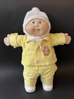 1982 Cabbage Patch Kids Doll 16” Blue Eyes Dimple Original Clothes Shoes Head #3