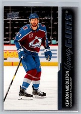 2021-22 Upper Deck #211 Keaton Middleton Young Guns Colorado Avalanche