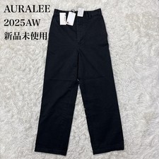 [New and unused] Oralee 25AW Cotton Straight Pants Regular Price 46,000 Black