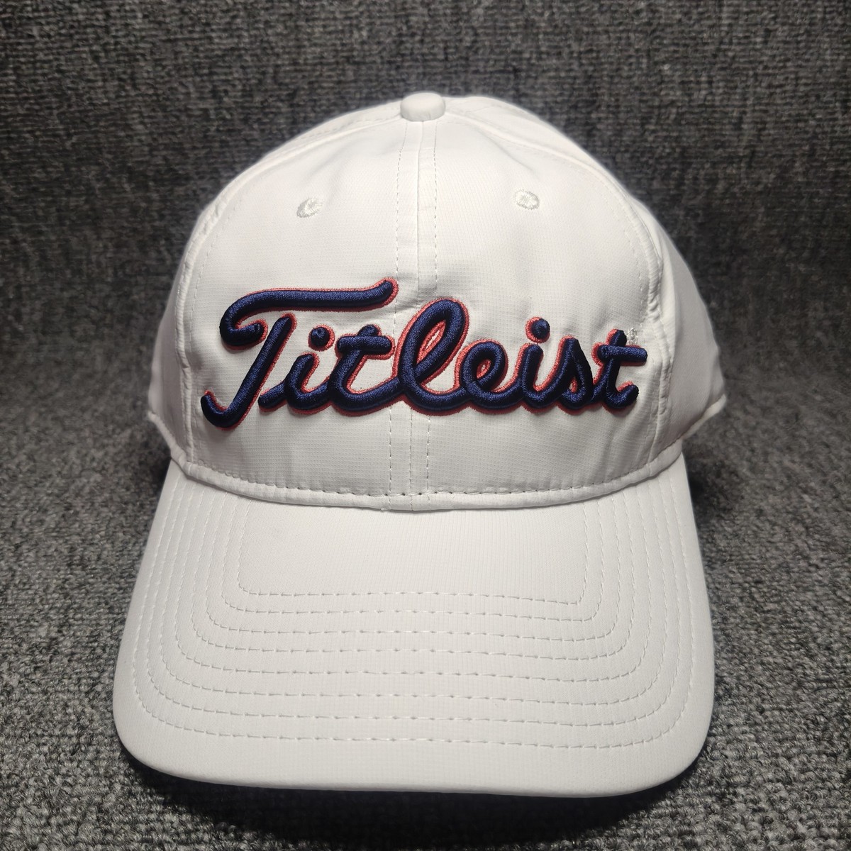 Titleist France Edition Golf Hat White Adjustable Strapback Cap Z0409