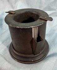 Vintage  Mechanical Cigarette Dispenser/Ashtray.  Keller Co. Brass & Aluminum