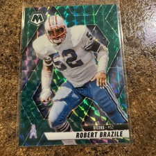 2025 Panini Mosaic Robert Brazile #132 Green Mosaic Prizm Houston Oilers