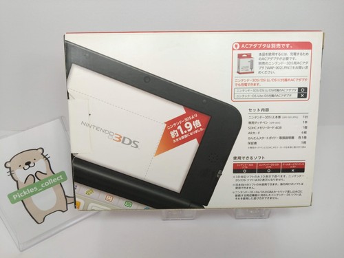 3DS XL LLRed x nero SPR-001 con scatola lingua giapponese testato Nintendo 0403C - Foto 21 di 21