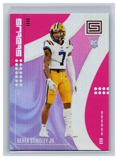 2022 Panini Chronicles Draft Picks #3 Derek Stingley Jr. Status Purple #/49 SN
