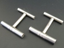 Manschettenknöpfe Silber 925 und Stahl Carl ...