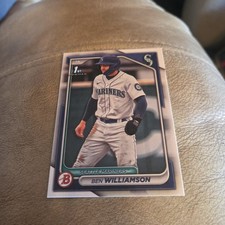 2024 Bowman Ben Williamson #BP-67 Prospects Seattle Mariners 3S