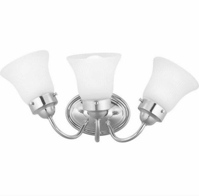 Progress Lighting P3289 Economy Fluted Glass Series Three-Light