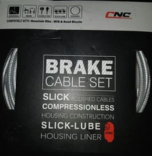 CNC Mountain Bike Brake Cable Kit,Bicycle Brake Cable Housing Coated Braided