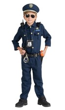 Dress Up America Police Costume for Kids Realistic Cop Uniform with Shirt,