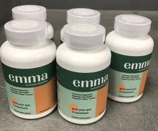 Emma Relief Supplement Konsciens Keto for Gut Bloating 60 Capsules (Pack of 5)