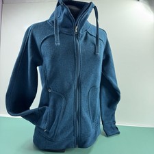 Avalanche Full Zip Fleece Jacket Women s S Thumbholes Pockets