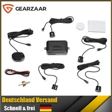 Rückfahrwarner Auto 4 Sensoren PDC Auto Schwarz hinten Parkhilfe Rückfahrwarner