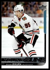 2018-19 Upper Deck Young Guns Dylan Sikura Rookie Chicago Blackhawks #489