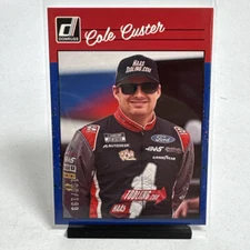 2023 Donruss NASCAR Racing 1990 Retro #149 Cole Custer Blue Parallel /199 NM-M