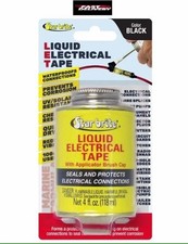Star Brite Liquid Electrical Tape With Applicator Brush Cap Black4 Oz. Star Brite Liquid Electrical Tape With Applicator Brush Cap Black4 Oz.