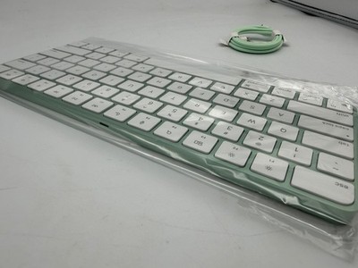 NEW Genuine Apple magic keyboard for Macs Green A2450 w/ Cable | eBay