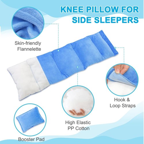 Knee Pillow for Side Sleepers Leg Pillows Side Sleeping Hip Pillow Knee Wedge... - Afbeelding 6 van 6