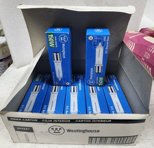    7 NEW WESTINGHOUSE 150Q/DC 150 WATT HALOGEN LIGHT BULBS BOX OF 7