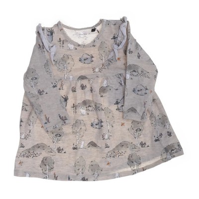 Name It, Kleid, Größe: 68, Beige/Mehrfarbig, Elasthan/Bio-Baumwolle #73N