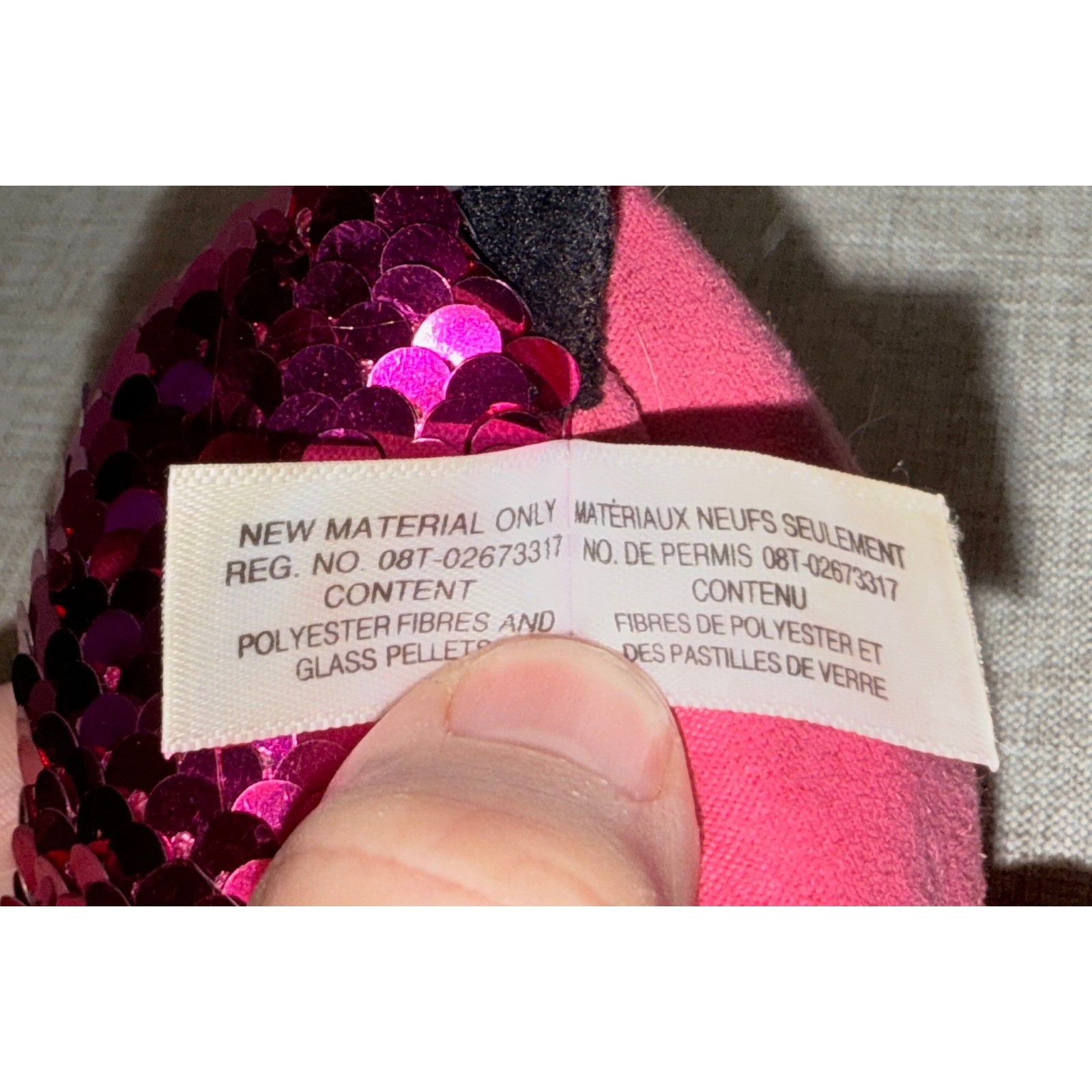 TY Teeny TY'S "Jewel" Pink Fox Plush Flippable Sequins 3 inch 2019